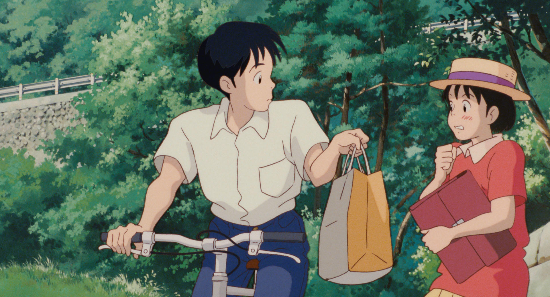 Les personnages Shizuku et Seiji du film d'animation Si tu tends l'oreille