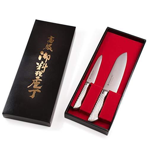 【藤次郎】「DPコバルト合金鋼割込　包丁2本セット」