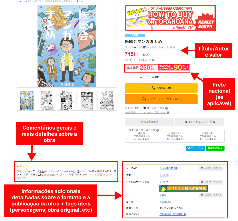 Informa&ccedil;&otilde;es do produto