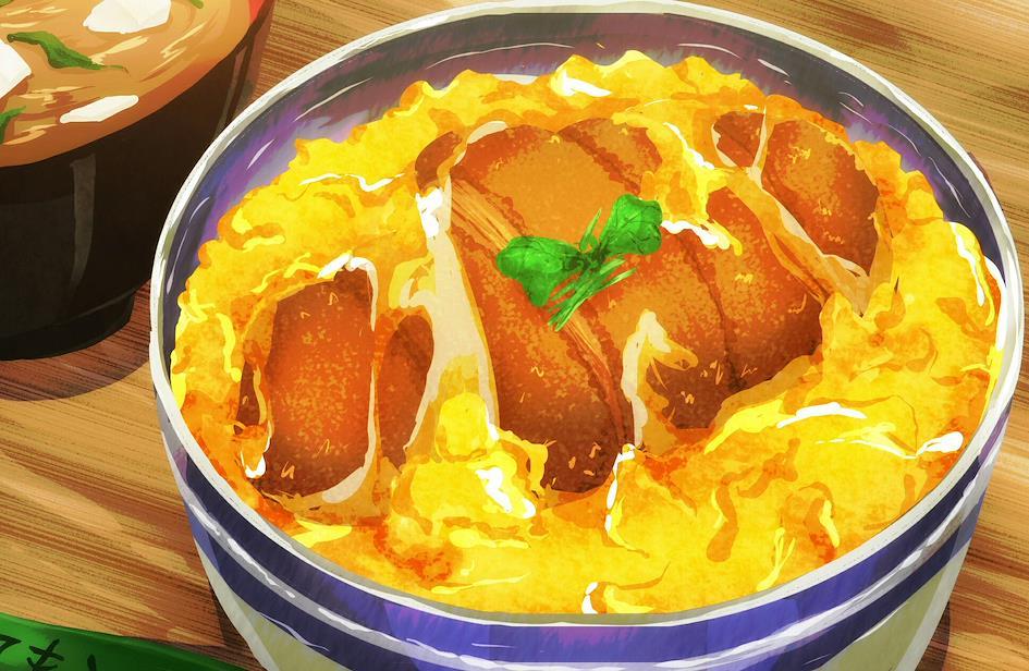 Кацудон из аниме