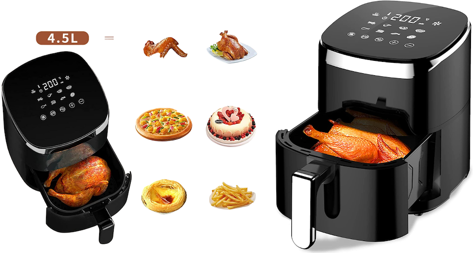 Wallfire Air-Fryer(4.5L Büyük Boy)