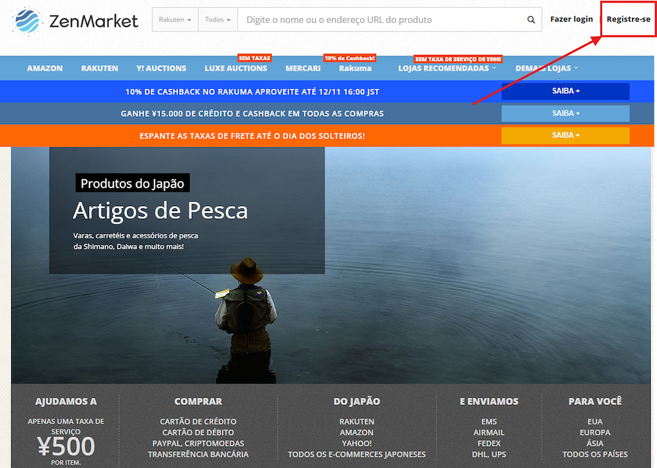 Site da ZenMarket