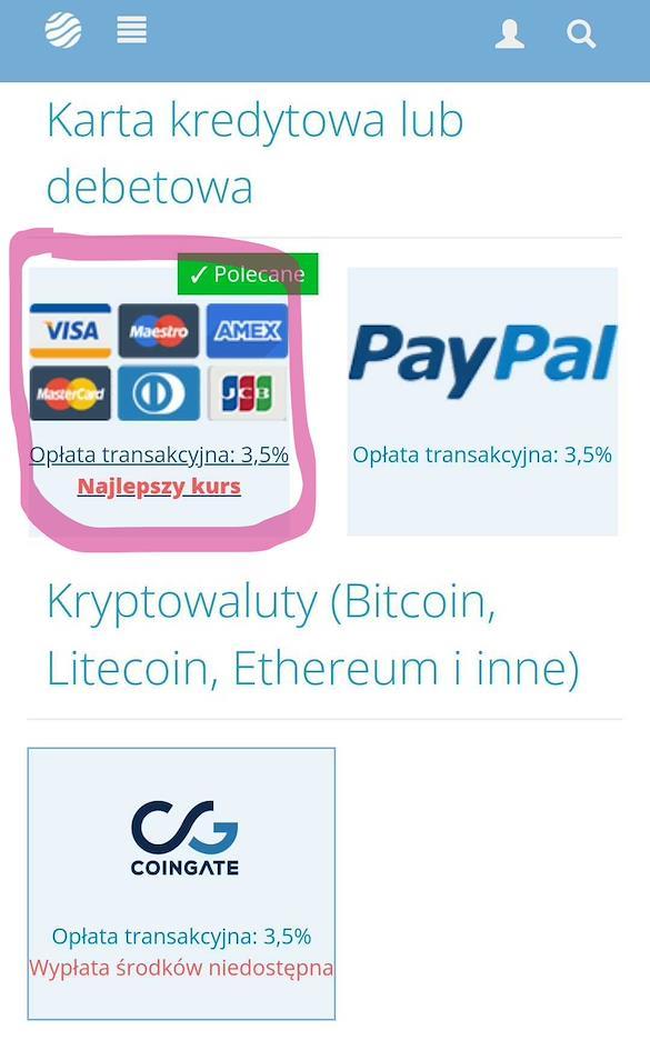 Zapłać kartą na ZenMarket