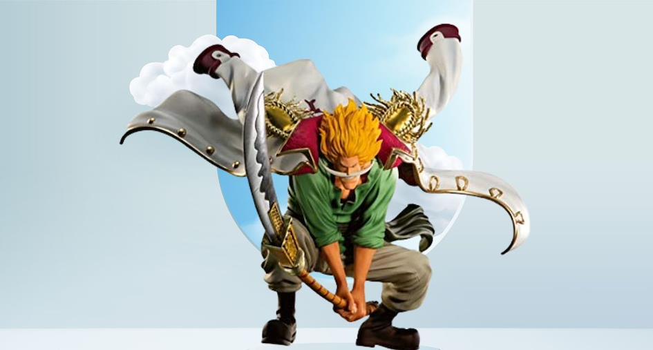One Piece Beyaz Sakal Genç Figürü