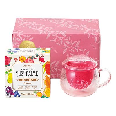 Kit para Presentear da Lupicia com Chá e Bule de Chá