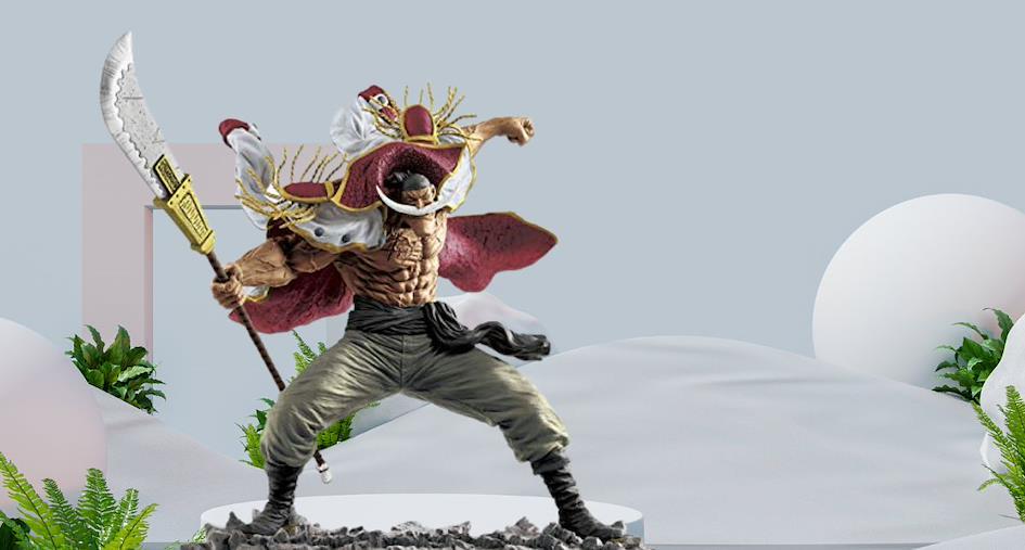 One Piece 15 cm Beyaz Sakal Figürü