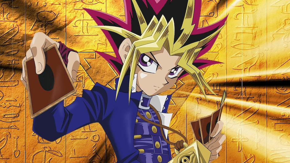 Scena z anime Yu-gi-oh 
