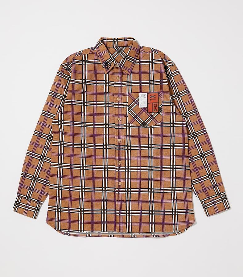 OVER SIZE CHECK SHIRT