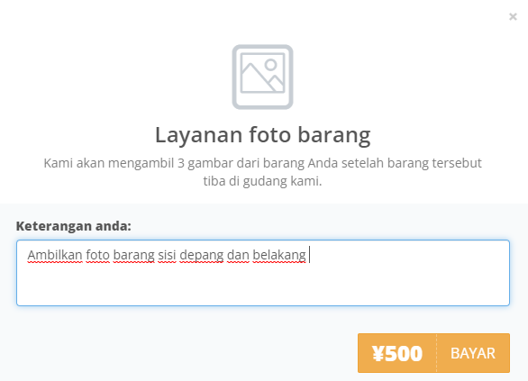 ambilkan foto barang