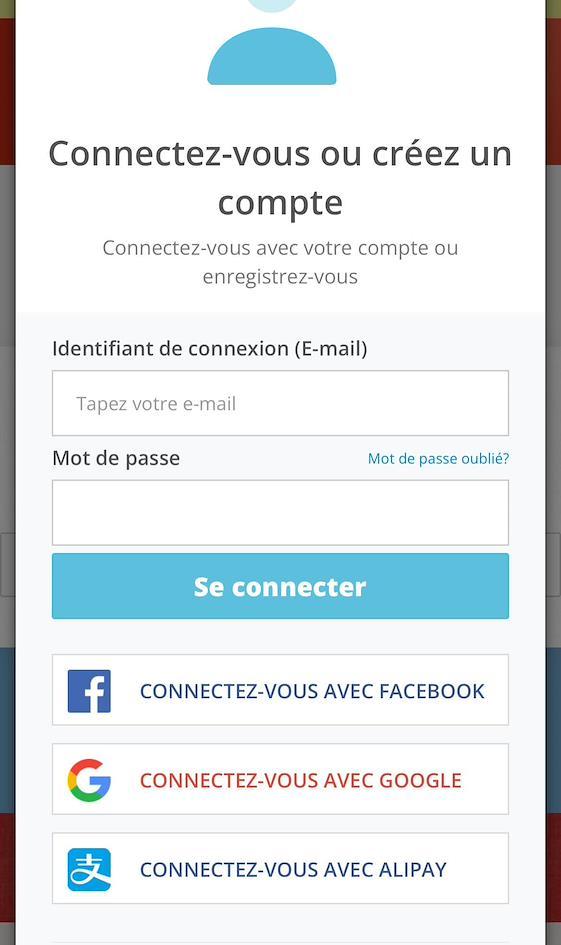 Connectez-vous avec Google sur ZenMarket