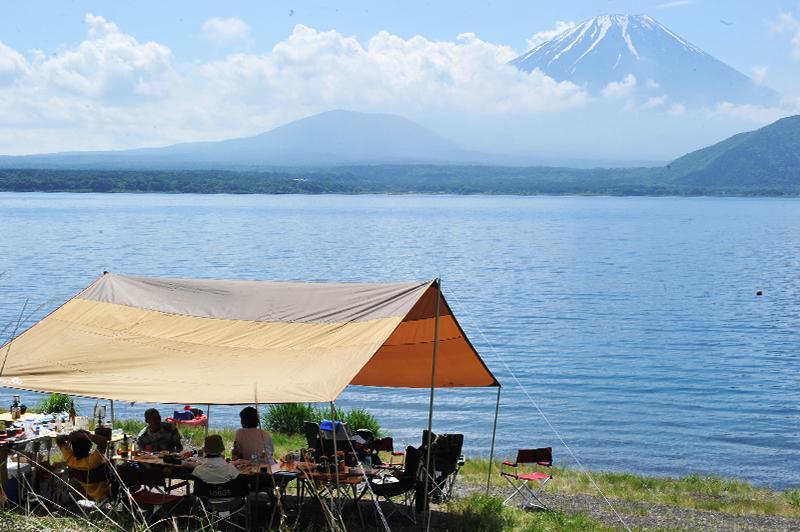 Monte fuji y lona