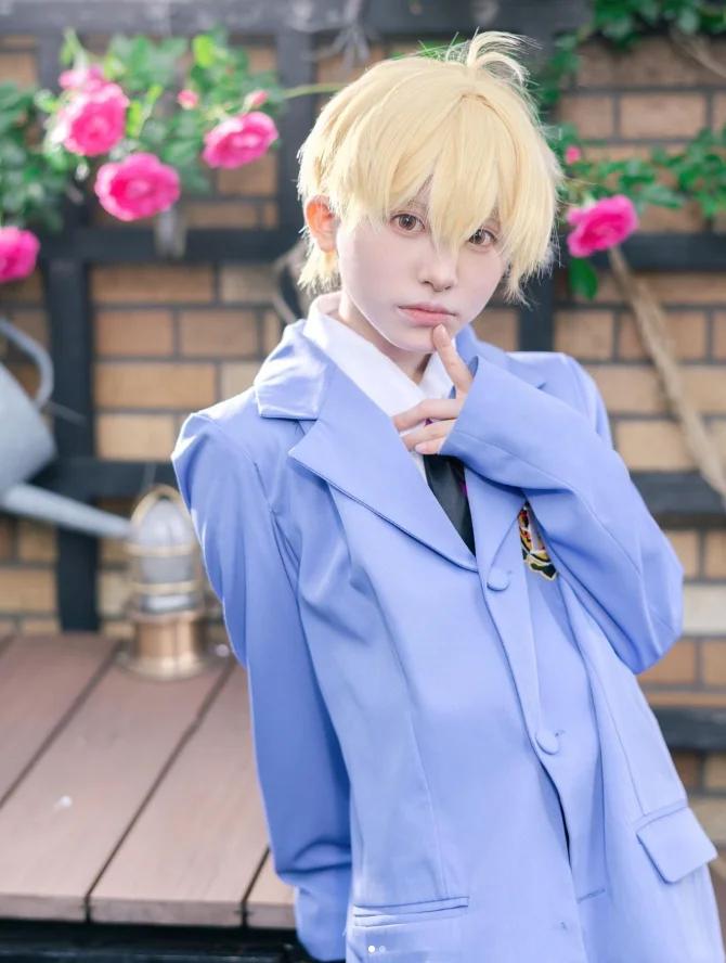 Cosplayer Chiba como Honey-senpai de Ouran High School Host Club