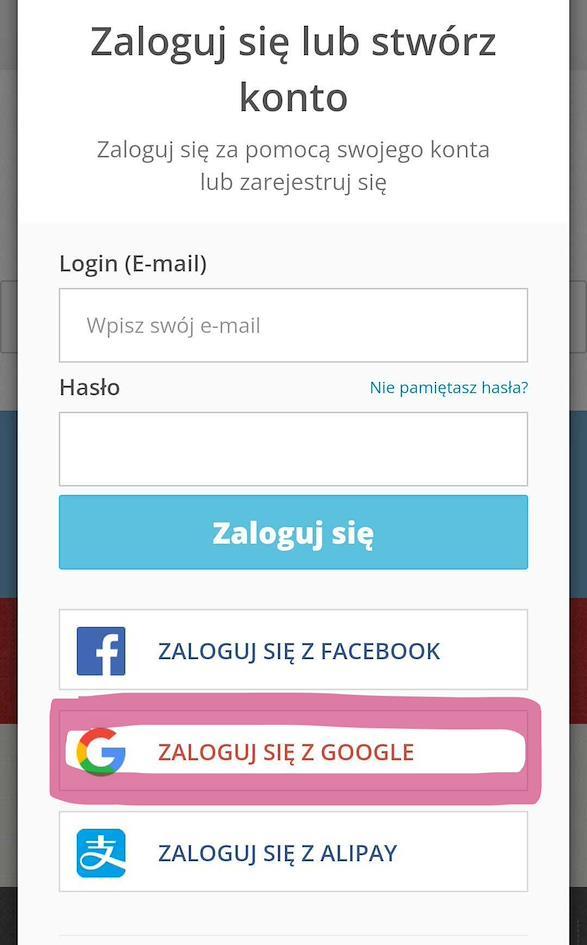 Zaloguj się na konto ZenMarket