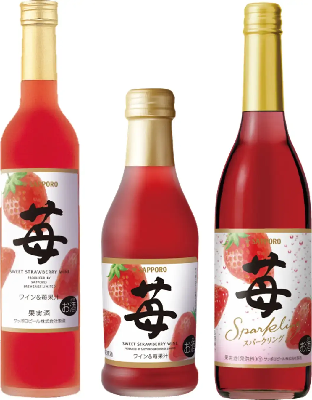 日本限定水果酒推薦 5.SAPPORO|草莓紅酒