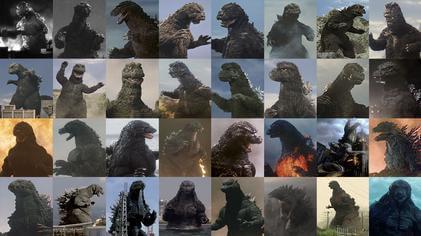 Godzilla_1954-2014_incarnations