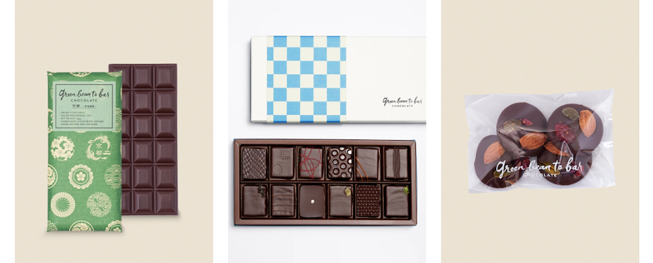Chocolates Green Bean to Bar