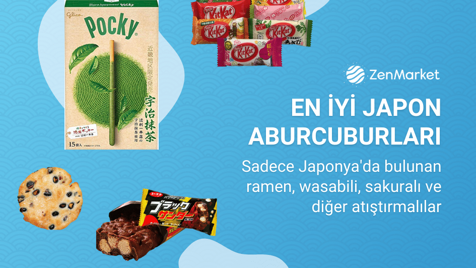 Japonya'dan En İyi Aburcubur ve Popüler Japon Atıştırmalıkları