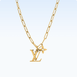 Japan Used Necklace] Louis Vuitton Pawn Shop Pandantif Magnetic Glitter  M66856