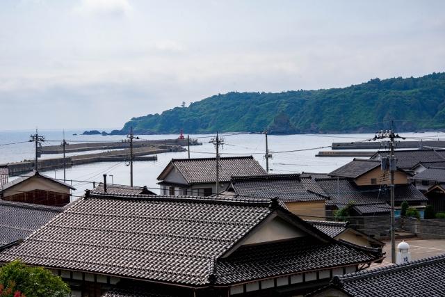 能登半島の港