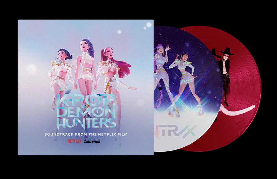 вінілові платівки з kpop demon hunters