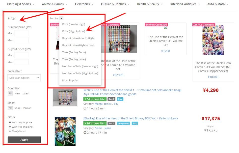 Browse complete doujinshi sets on ZenMarket from a range of Japanese stores