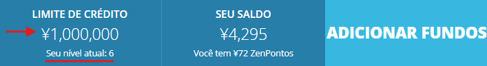 Como usar o sistema de cr&eacute;ditos da ZenMarket