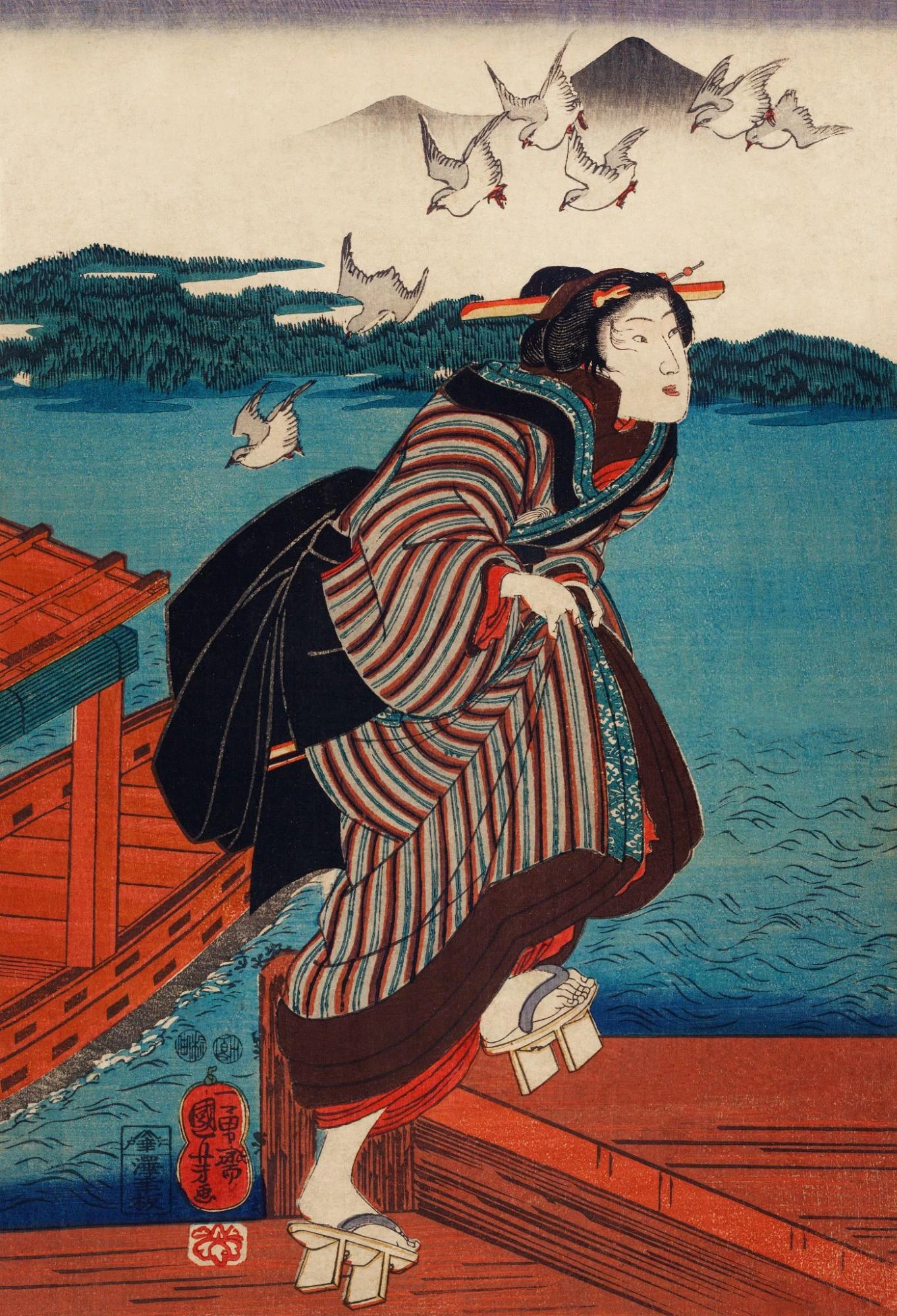 illustration d'Utagawa Kuniyoshi