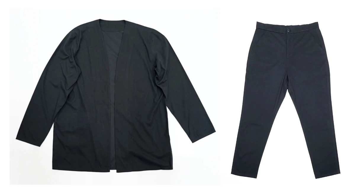 pantalon et cardigan noir Less Is
