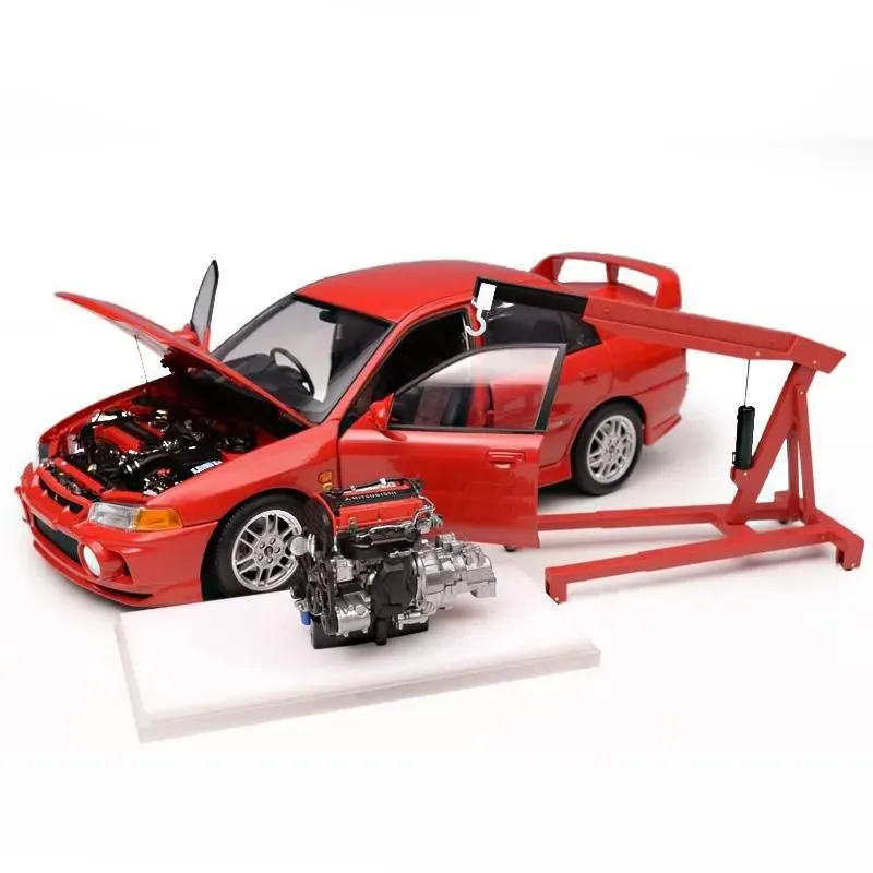 Motor de un auto diecast