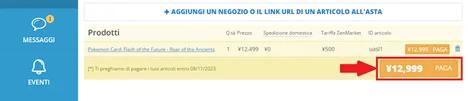 pulsante paga su ZenMarket