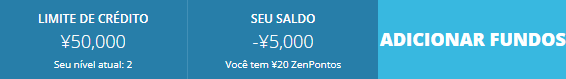 Exemplo de utiliza&ccedil;&atilde;o do cr&eacute;dito da ZenMarket