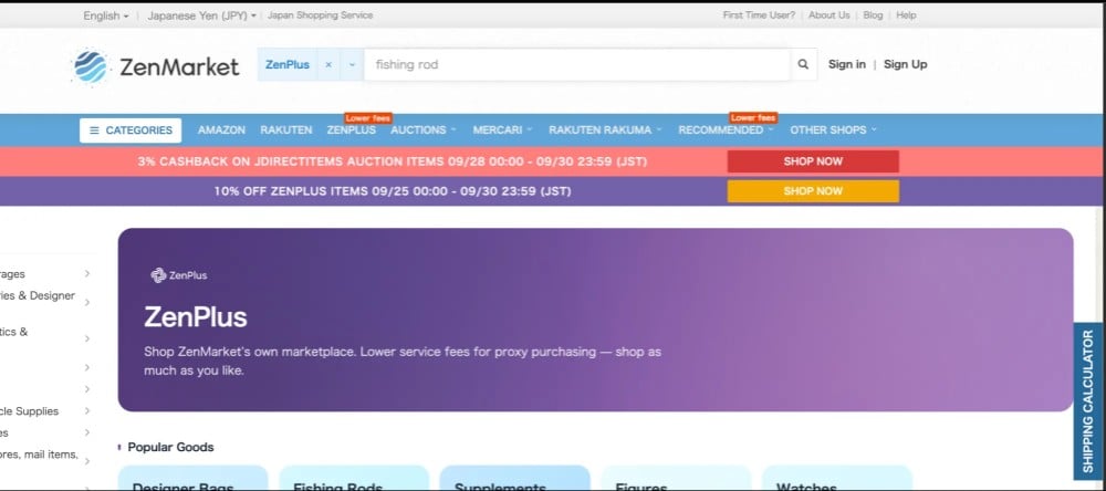 Select ZenPlus in the search bar