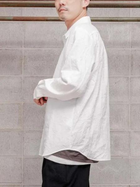 chemise blanche ramie Yamauchi