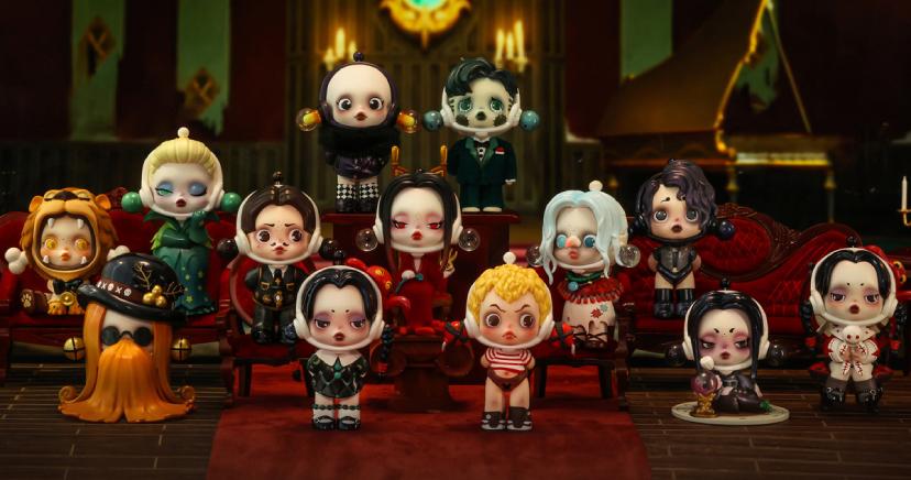 колекція skullpanda addams family